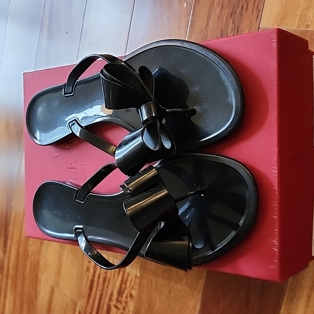 ❤️Valentino rubber bow sandals 40